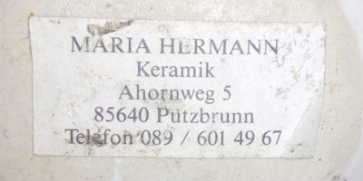 SFESNIC CERAMICA / DECOR SEMNAT MARIA HERMANN GERMANY foto