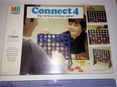 JOC VECHI - NEFOLOSIT - CONNECT 4 - 1976 ,THE VERTICAL STRATEGY GAME foto