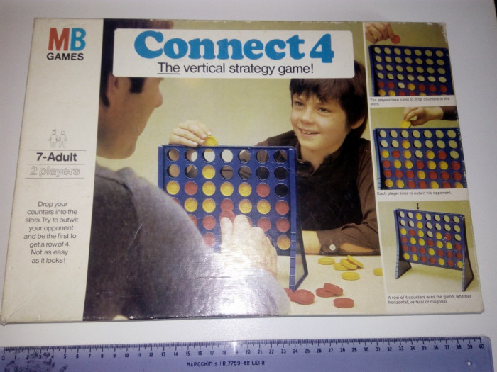 JOC VECHI - NEFOLOSIT - CONNECT 4 - 1976 ,THE VERTICAL STRATEGY GAME