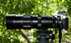 Obiectiv Soligor Auto-Zoom 1:4.5 f=75mm-260mm si aparatul Minolta XG 7 foto