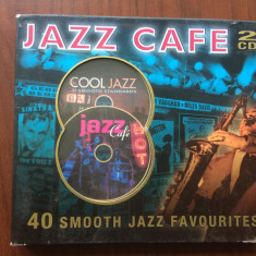 jazz cafe 40 smooth jazz favourites various best hit dublu disc 2 cd muzica jazz