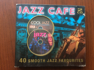 jazz cafe 40 smooth jazz favourites various best hit dublu disc 2 cd muzica jazz foto