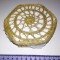 SET MACRAMEU , ANII 70 , IN CUTIE PAIE - 12 BUC / SUORT PAHARE SAU SE POT UNI