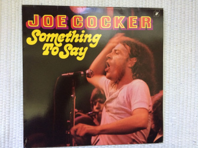 joe cocker something to say 1973 disc vinyl lp muzica rock cube rec. germany VG+ foto