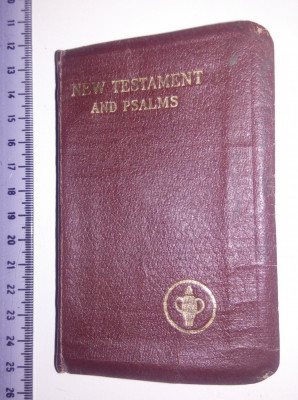 BIBLIE -NOUL TESTAMENT / NEW TESTAMENT AND PSALMS foto