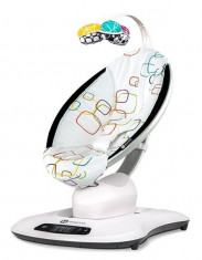 Fotoliu Balansoar Bebelusi 4MOMS MamaRoo 4.0 Plush Multicolor foto