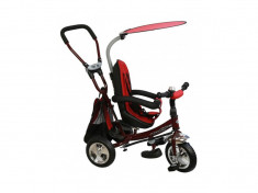 Tricicleta copii cu scaun reversibil Baby Mix Safari WS611 Bordo foto