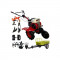 Motosapa DAKARD WM 500 roti metal rarita reglabila plug plug cartofi cultivator remorca cupla