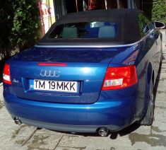 Audi A4, Cabriolet, 2005, 1.8 turbo, impecabil. Din UK, inmatriculat in Romania foto