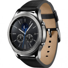 Smartwatch Samsung Galaxy Gear S3 Classic Piele Negru foto