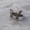 INEL argint SPLENDID art deco Franta inceput secol 19 SUPERB vintage De EFECT