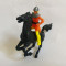 2 figurine, cal si cavaler / soldat / calaret, deosebite, plastic lucios