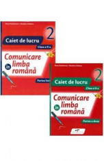 Set caiet comunicare in limba romana - Clasa 2 - Partea I+partea II - Iliana Dumitrescu, Nicoleta Ciobanu foto
