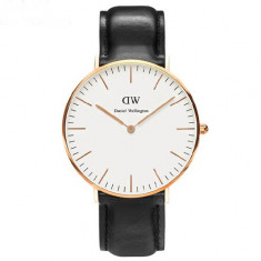 Ceas Casual UNISEX Business Fashion Daniel Wellington DW QUARTZ NOU 2 Culori foto