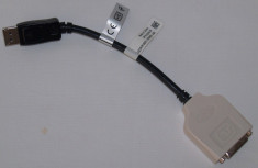 adaptor Dell DisplayPort to DVI Adapter DP/N: 023NVR (DP to DVD-D Single Link) foto