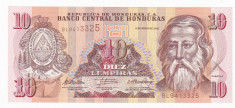 HONDURAS 10 lempiras 2010 UNC P-86e foto