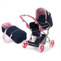 Carucior Papusi Doll Julia Pram Classic Navy foto