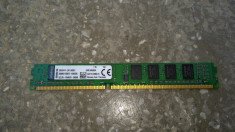 Memorie Ram 4 Gb DDR3 / Kingston 1333 Mhz / PC3-10600U / CL 9 / Testat (O7) foto