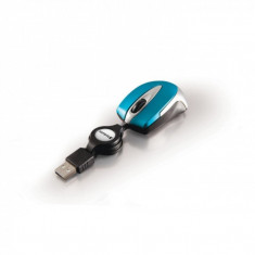 Mouse Verbatim Go Mini Travel , USB , Optic , Albastru/Alb foto