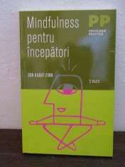 Mindfulness pentru incepatori - Jon Kabat-Zinn foto