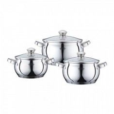 SET CRATITE INOX CU CAPAC 6P (2.1+3+4) PH-15832 foto