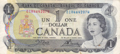 CANADA 1 dollars 1973 VF!!! foto