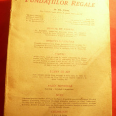 Revista Fundatiilor Regale aug.1946 cu V.Eftimiu ,St.Popescu ,V.Papilian,KH Zamb
