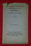 The meaning of the war for Germany and Great Britain /W. Sanday