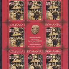 2006 LP 1721 a MUZEUL NATIONAL AL SATULUI GUSTI MINICOALA 8 TIMBRE+1 VINIETA MNH