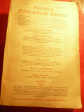 Revista Fundatiilor Regale ian. 1947 cu V.Eftimiu ,F.Aderca ,Monica Dan ,Perpess
