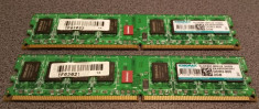 Memorie DDRAM 4GB DDR2 800 Kingmax, 2x2GB DIMM dual channel, 100% testate ok foto