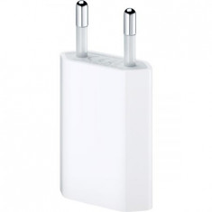 Incarcator Retea APPLE, 1xUSB, 5W, Alb foto