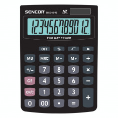 Calculator de birou Sencor SEC 340/12 Black foto
