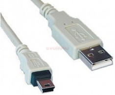 Cablu de date Gembird mini USB - USB, 0.75m, Bulk foto