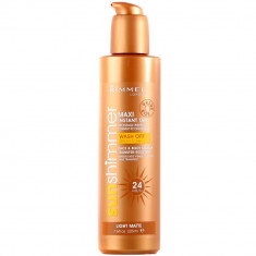 Lotiune Autobronzanta Instanta pentru fata si corp RIMMEL Sun Shimmer Maxi Tan Light Matte 225ml foto