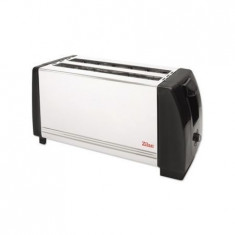 Prajitor de Paine Dublu inox 1300W ZILAN ZLN-8440, 2 fante pentru 4 felii, grad rumenire ajustabil foto