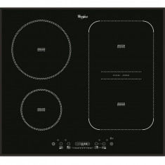 Plita incorporabila Whirlpool ACM 816 BA, Inductie, 4 Zone de gatit, Touch Control, Sticla neagra foto