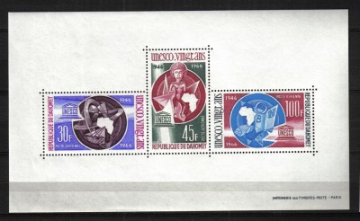 REP. DAHOMEI MI. BLOCK 6 MNH foto