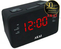 Radio cu ceas Akai ACR-1318 (Negru) foto