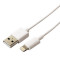 Cablu de Date/Incarcare cu USB KSIX Lightning 1 m iPhone 7 iPod iPad Alb