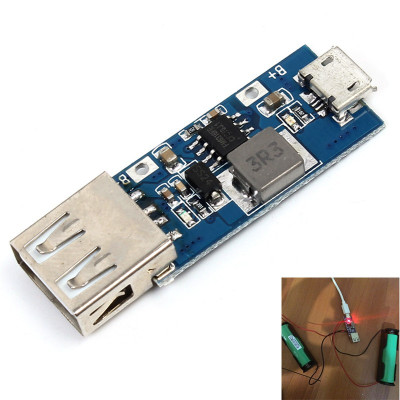 DC-DC converter step up, IN: 2.4 - 5.5V, OUT: 5V ( 1Ah) microUSB (DC.647) foto