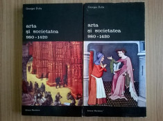 Georges Duby ? Arta si societatea 980-1420 {2 volume} foto