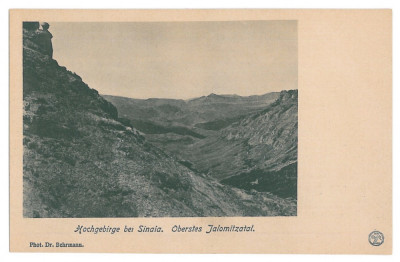 238 - SINAIA, Valea Ialomitei - old postcard - unused foto