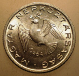 2.516 UNGARIA 10 FILLER 1964 XF/AUNC, Europa, Aluminiu