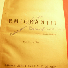 Johan Bojer - Emigrantii -Ed. Nationala Ciornei ,trad.Jul.Giurgea