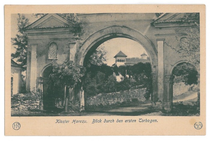 234 - HOREZU, Valcea, Monastery - old postcard - unused