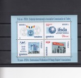 ROMANIA 2002 LP 1586 IFSDA - 50 ANI ASOCIATIA INTERNATIONALA BLOC MNH, Nestampilat