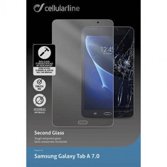 Folie protectie tableta Cellularline TEMPGLASBGTABA70 Sticla Securizata Clasica Anti-Shock pentru SAMSUNG Galaxy Tab A 7.0 foto