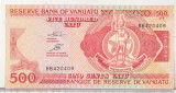 Bnk bn Vanuatu 500 vatu unc