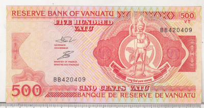 bnk bn Vanuatu 500 vatu unc foto